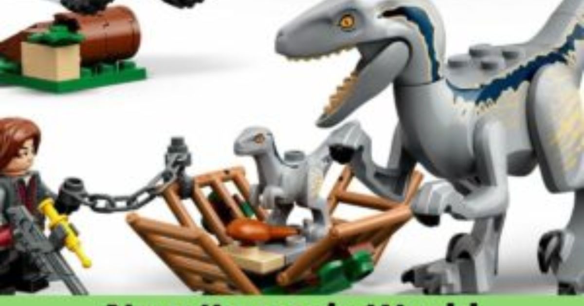 T-Rex Breakout, Bike Chase, and Quetzalcoatlus Plane Ambush are among the new ‘Jurassic World Dominion’ LEGO sets