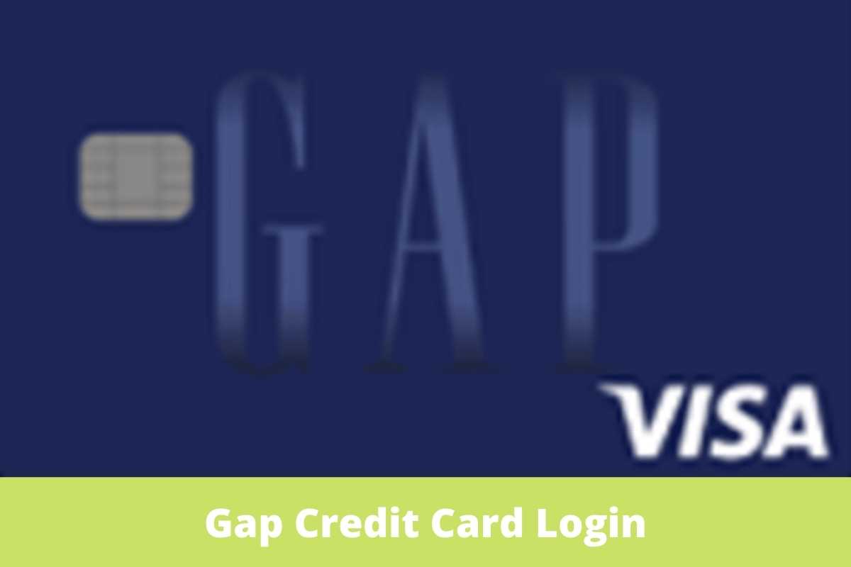 Gap Credit Card Login