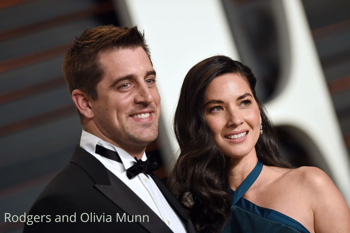 Rodgers and Olivia Munn