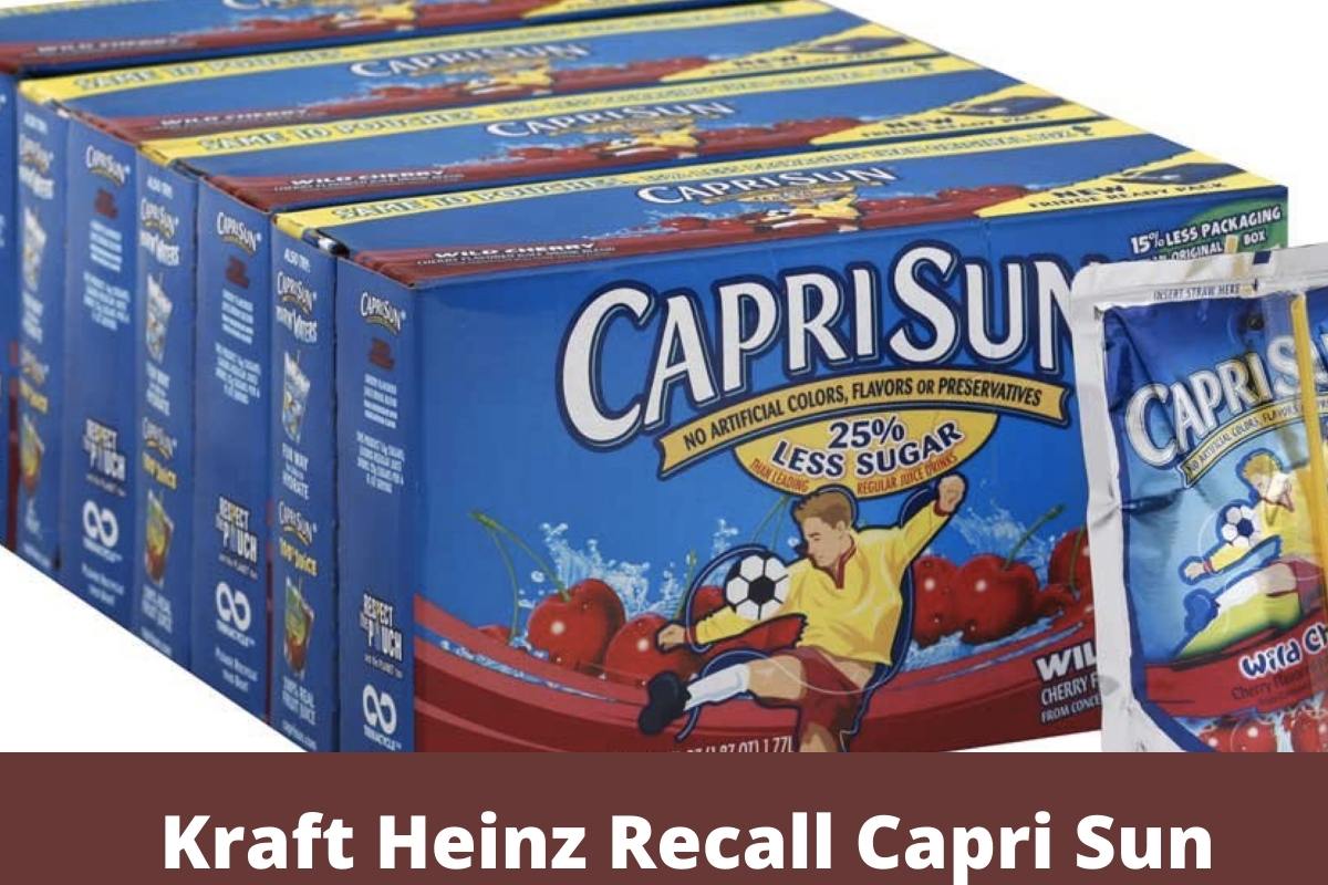 Kraft Heinz Recall Thousands of Cartoons of Capri Sun Drink Wild Cherry Flavored