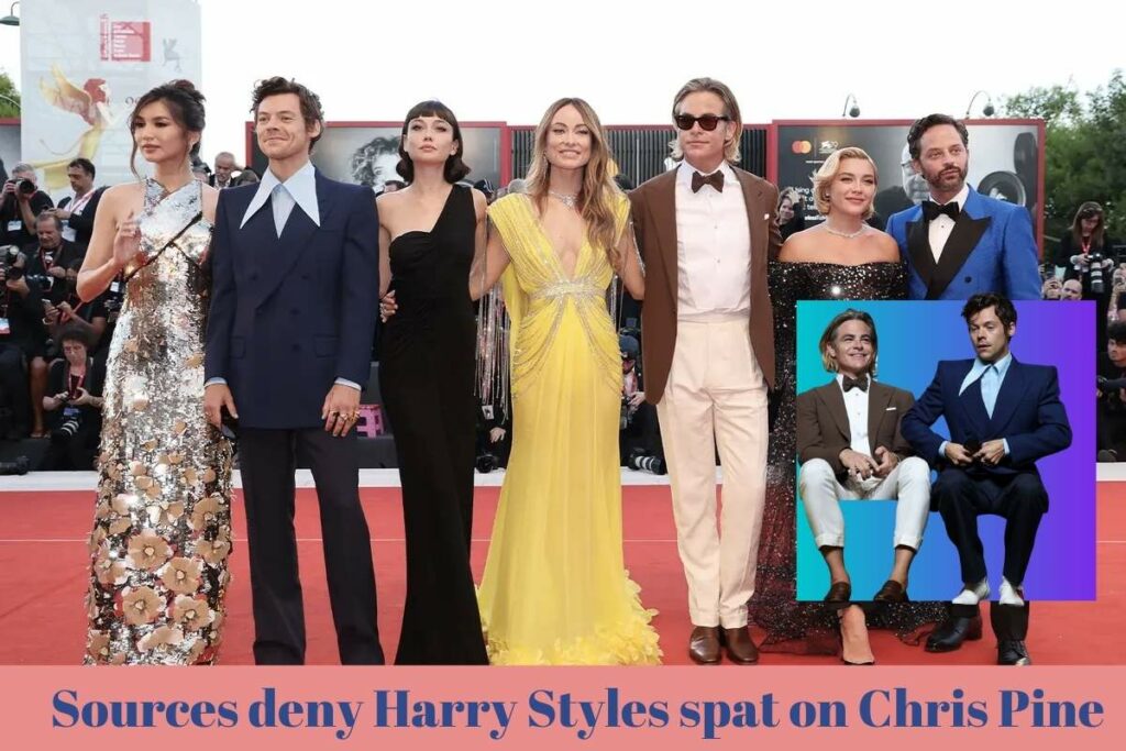 Sources deny Harry Styles spat on Co-Star Chris Pine at Don’t Worry Darling premiere