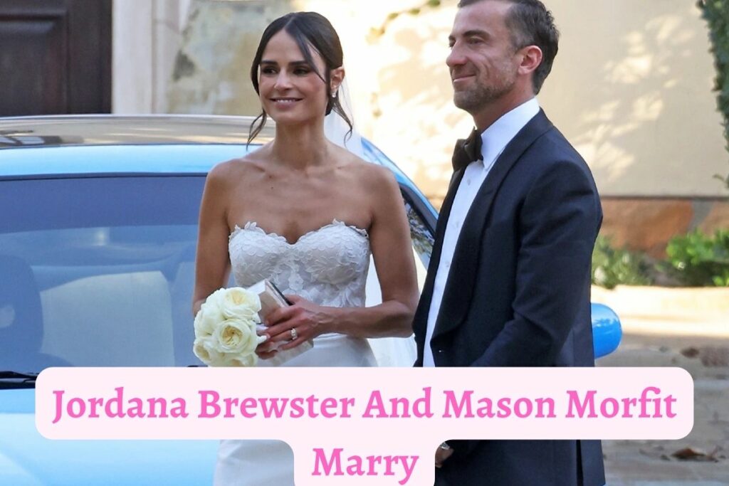 Jordana Brewster And Mason Morfit Marry
