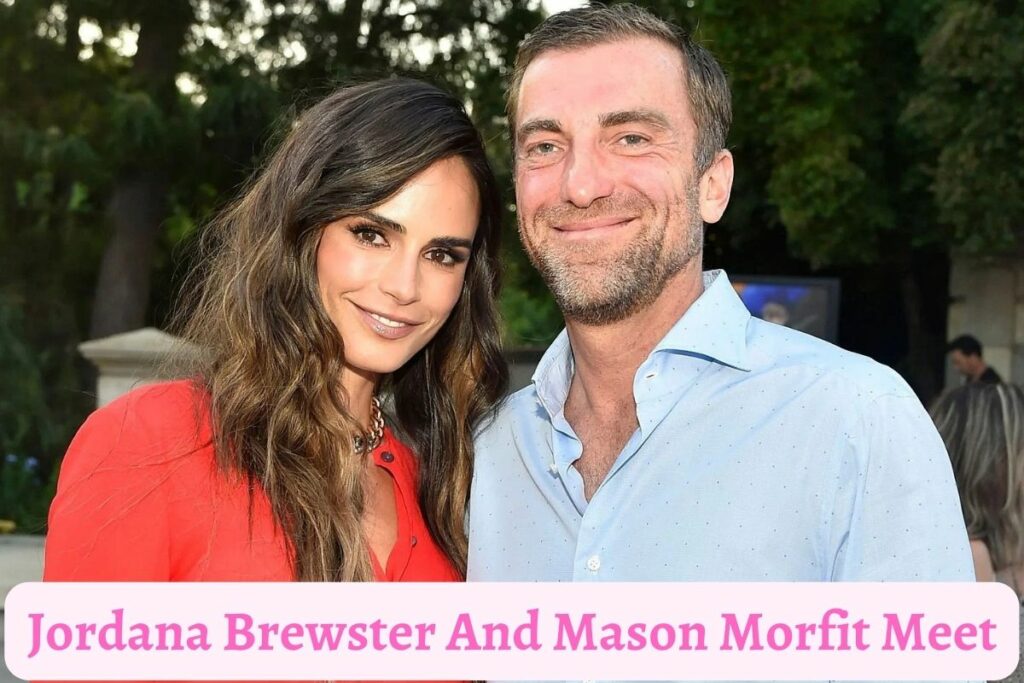 Jordana Brewster and Mason Morfit meet
