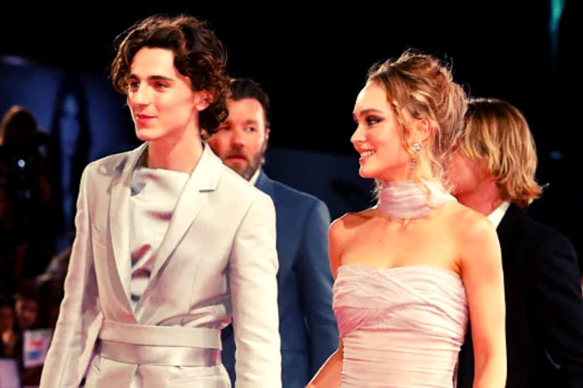 Timothée Chalamet and Lily Rose