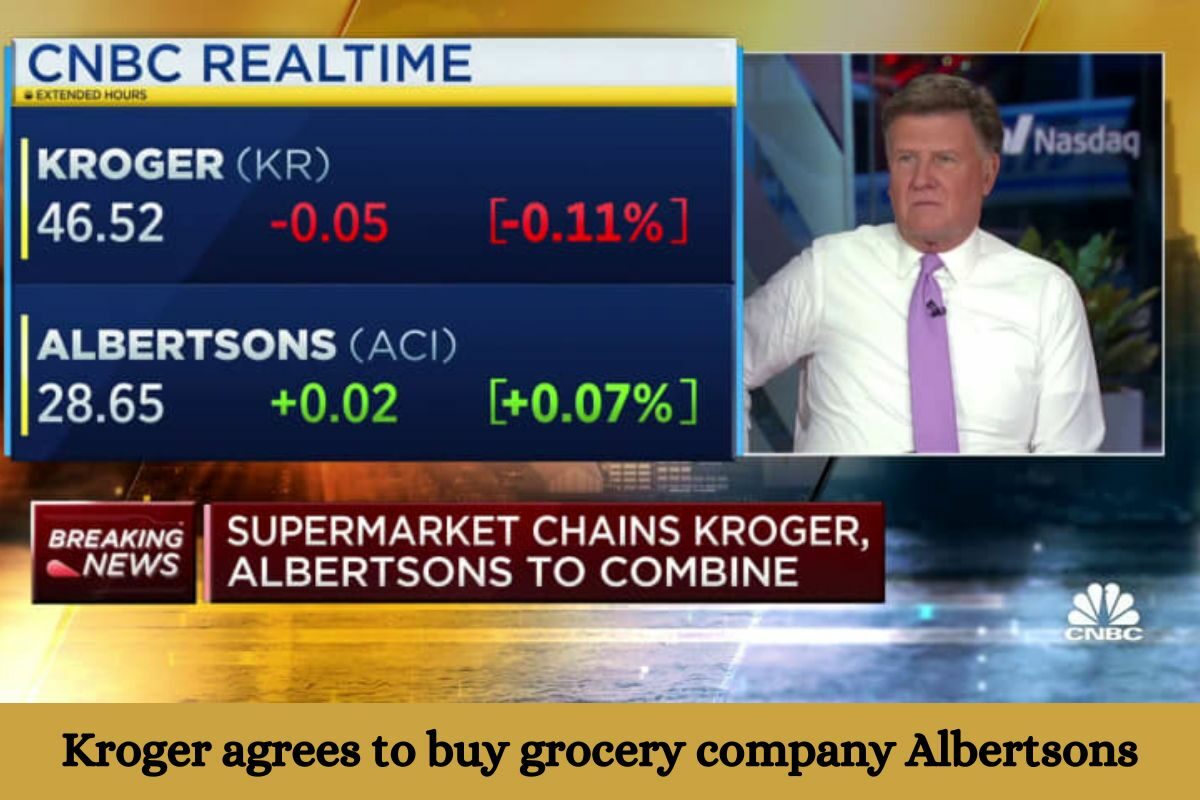 Kroger agrees to buy grocery company Albertsons