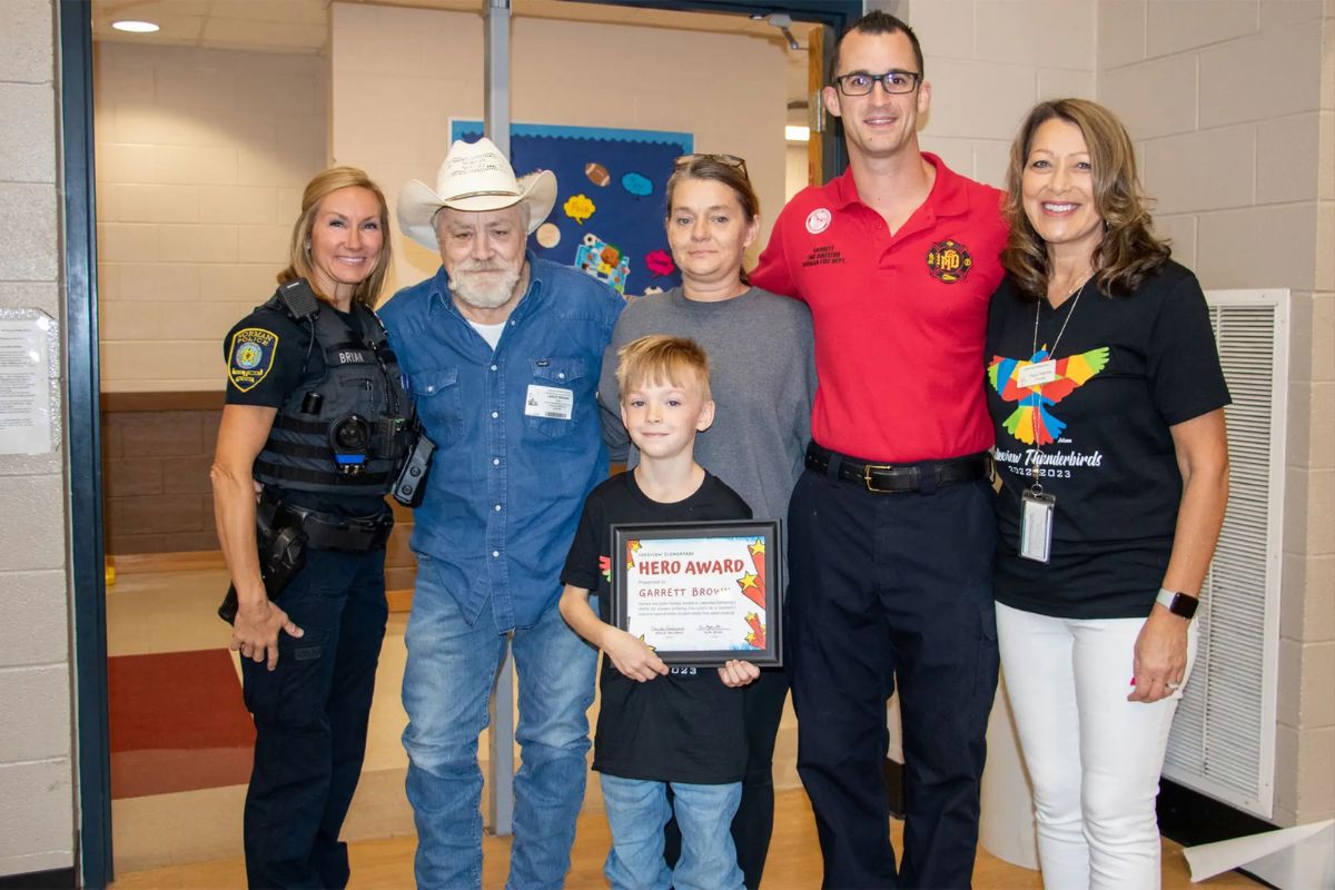 Oklahoma School Student Honored For Saving Classmate 