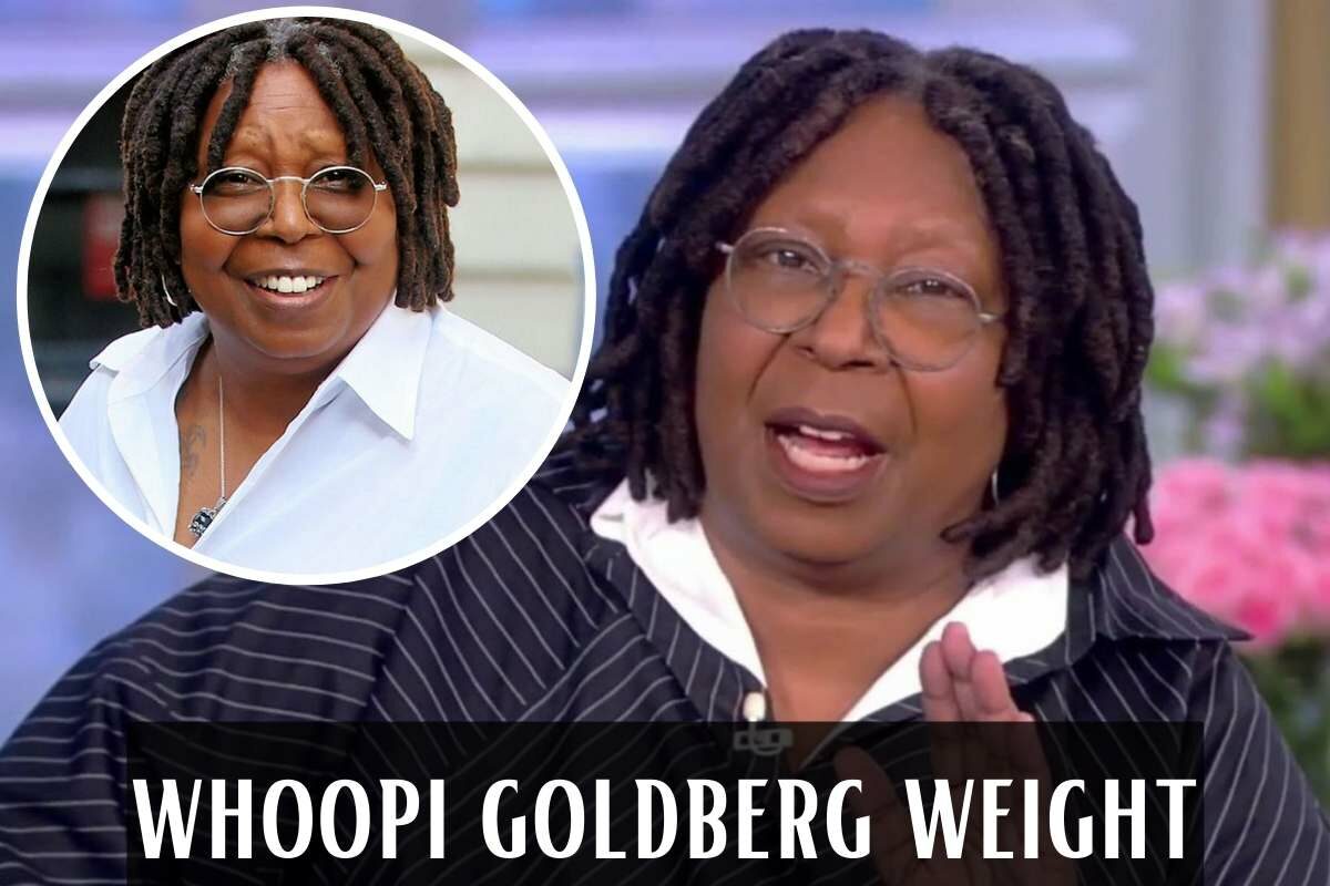 whoopi goldberg weight