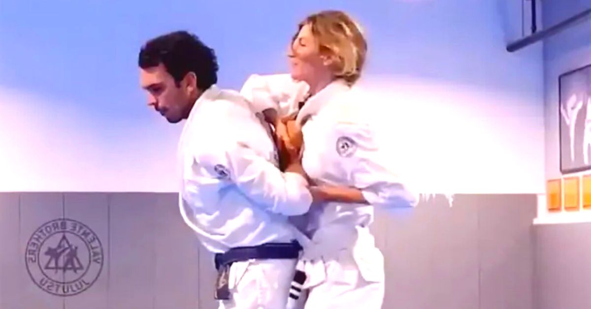 Bündchen and Valente did jiu-jitsu in February.