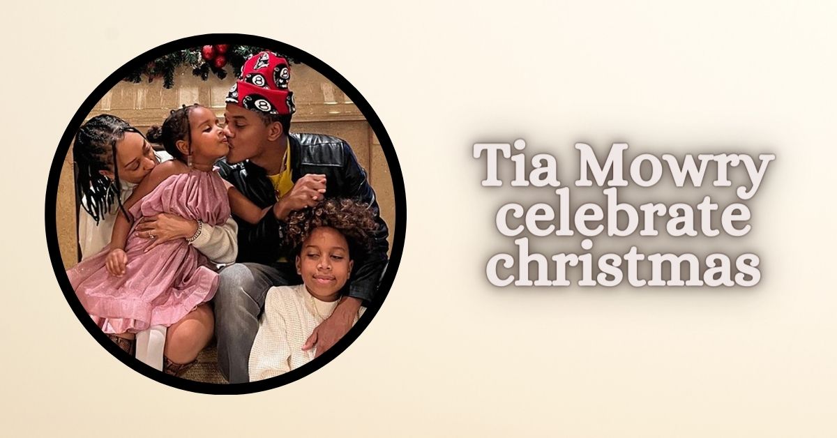 How did Tia Mowry celebrate Christmas?