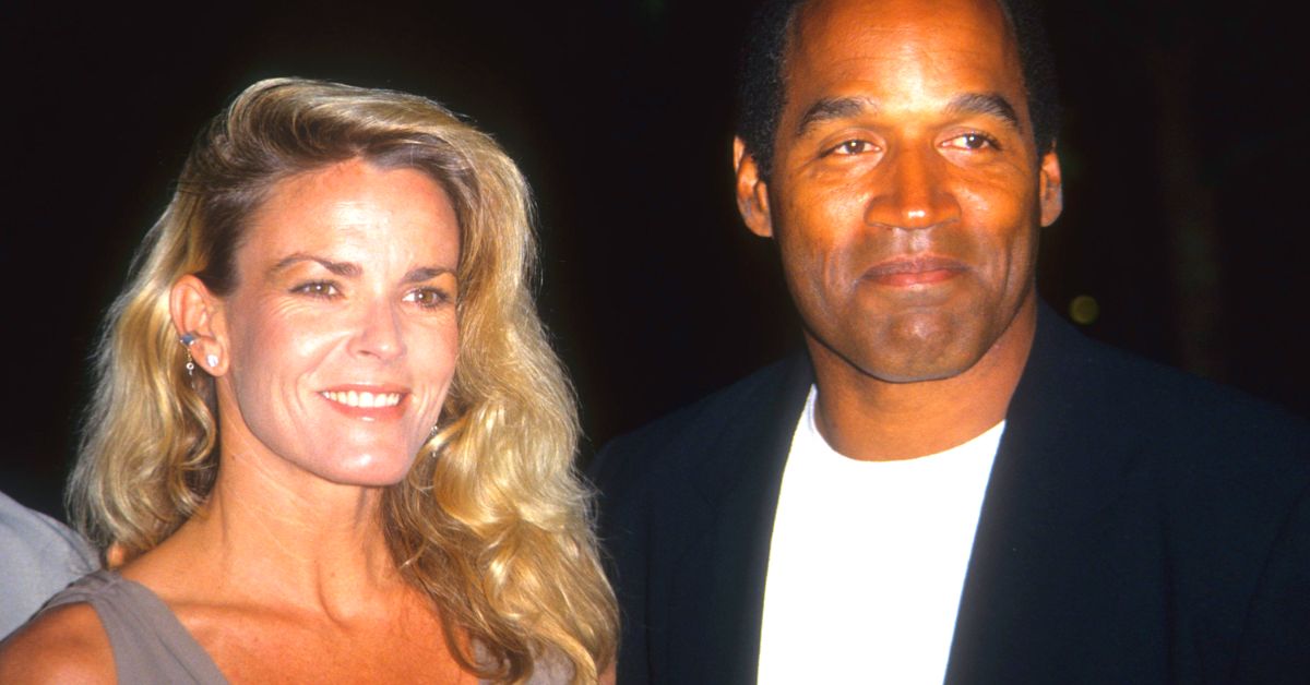 O.J. Simpson and his wife