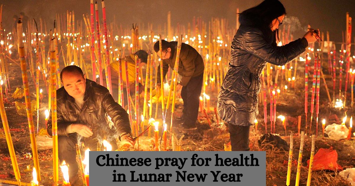 Chinese pray for health in Lunar New Year