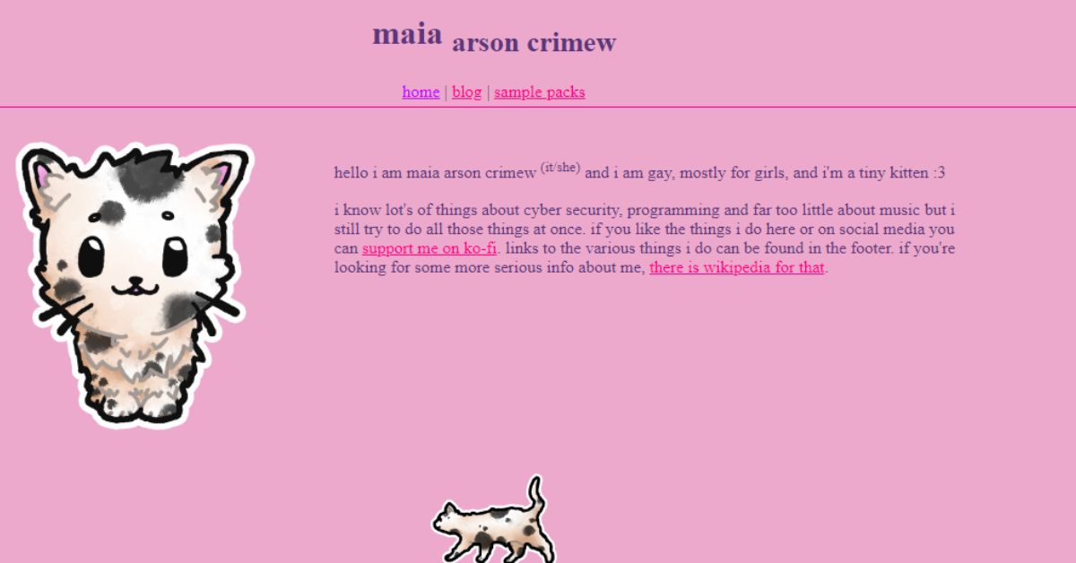 Is Maia Crime gay 
