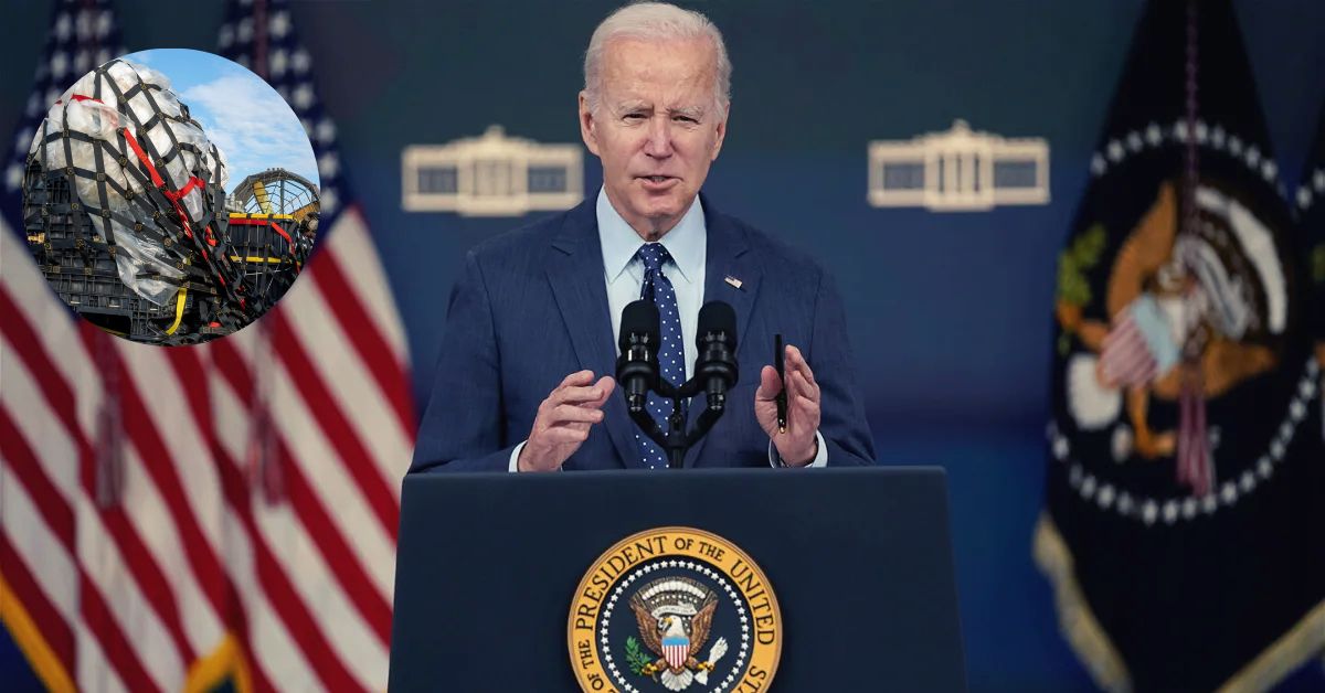 Joe Biden say about the Objects Shot Down 