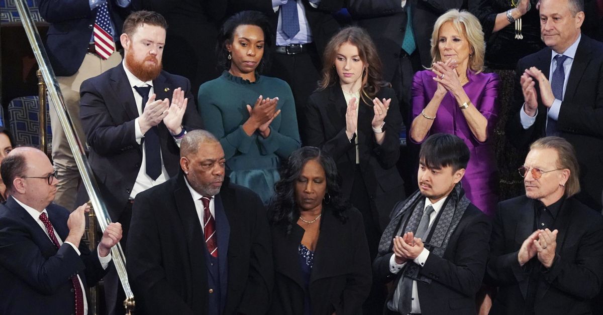 Who is Sitting Next to Jill Biden 