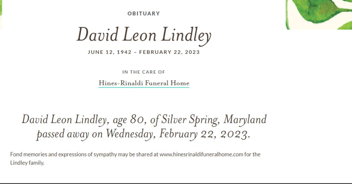 david lindley obituary