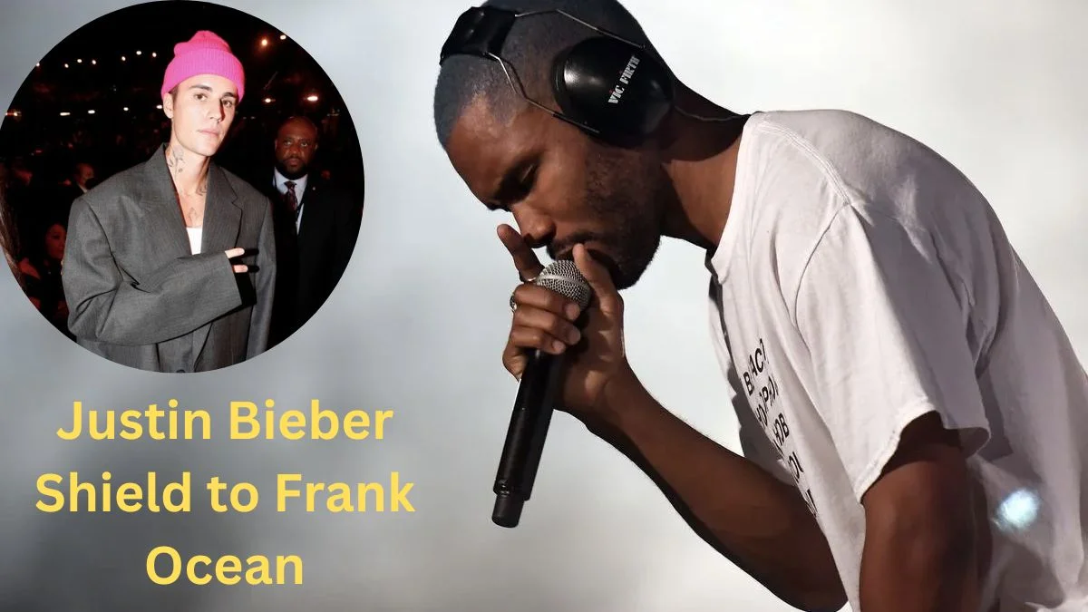 Justin Bieber Shield to Frank Ocean