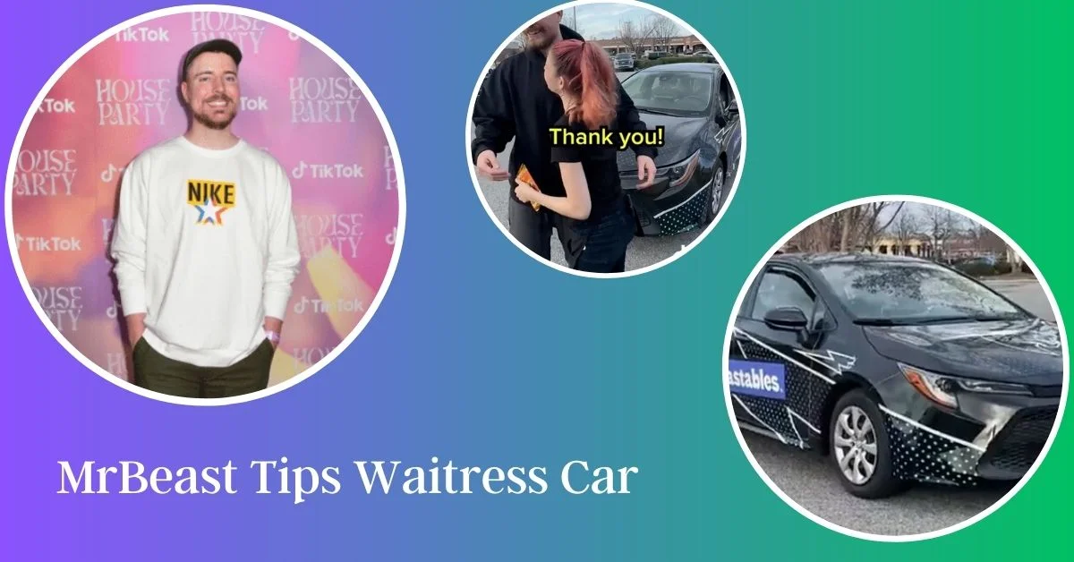 MrBeast Tips Waitress Car