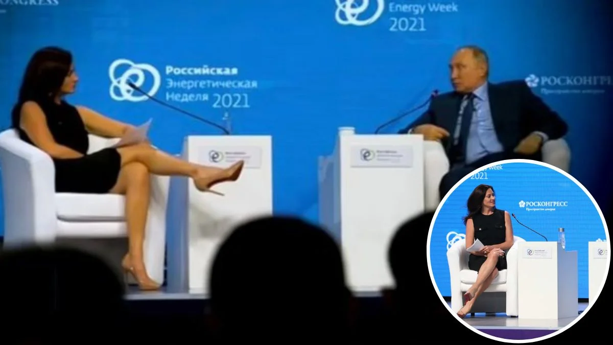 Putin told a US journalist she was too 'pretty' to grasp his gas supply point