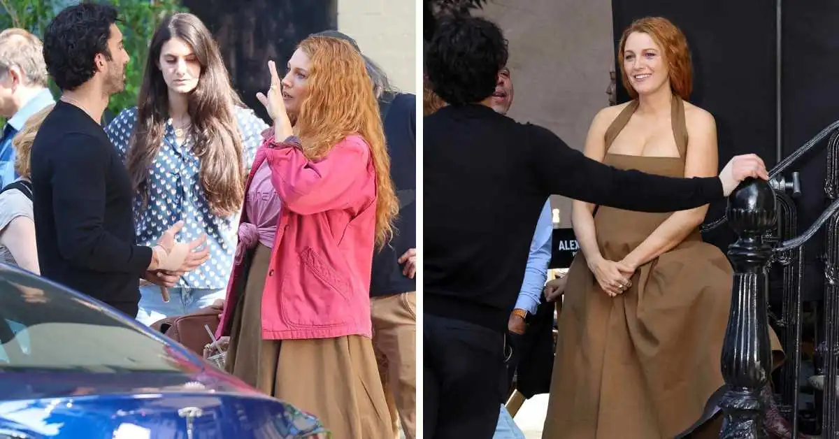 Blake Lively on the Set of It Ends With Us in New Jersey