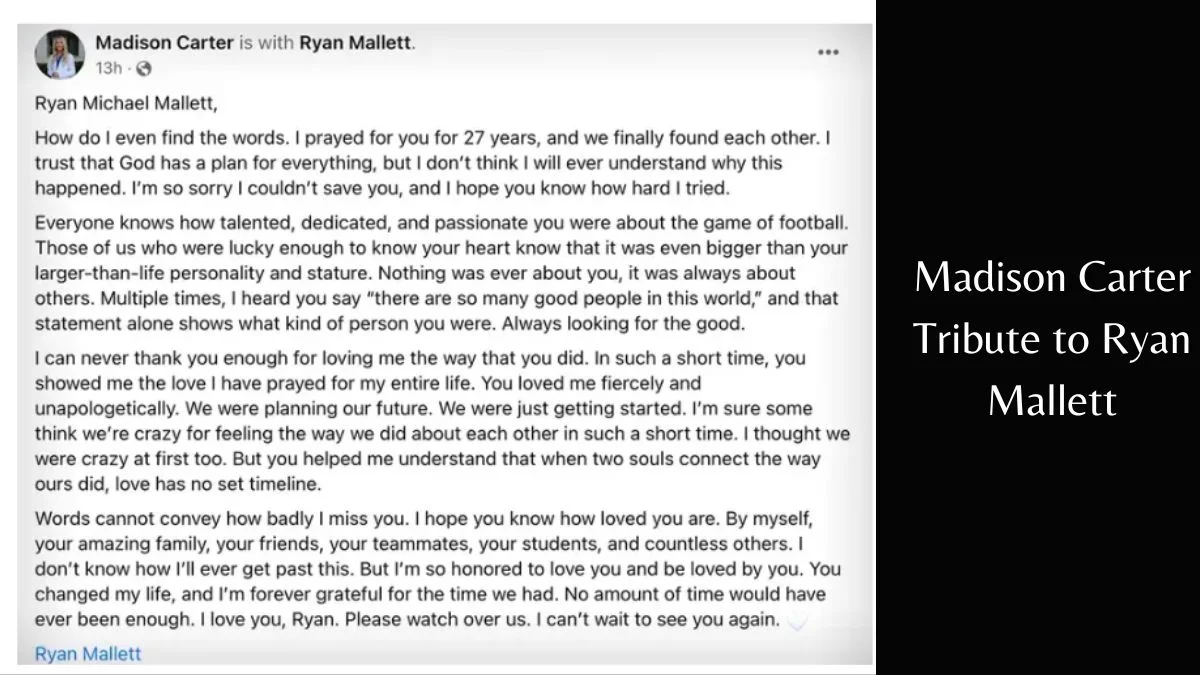 Madison Carter Tribute to Ryan Mallett