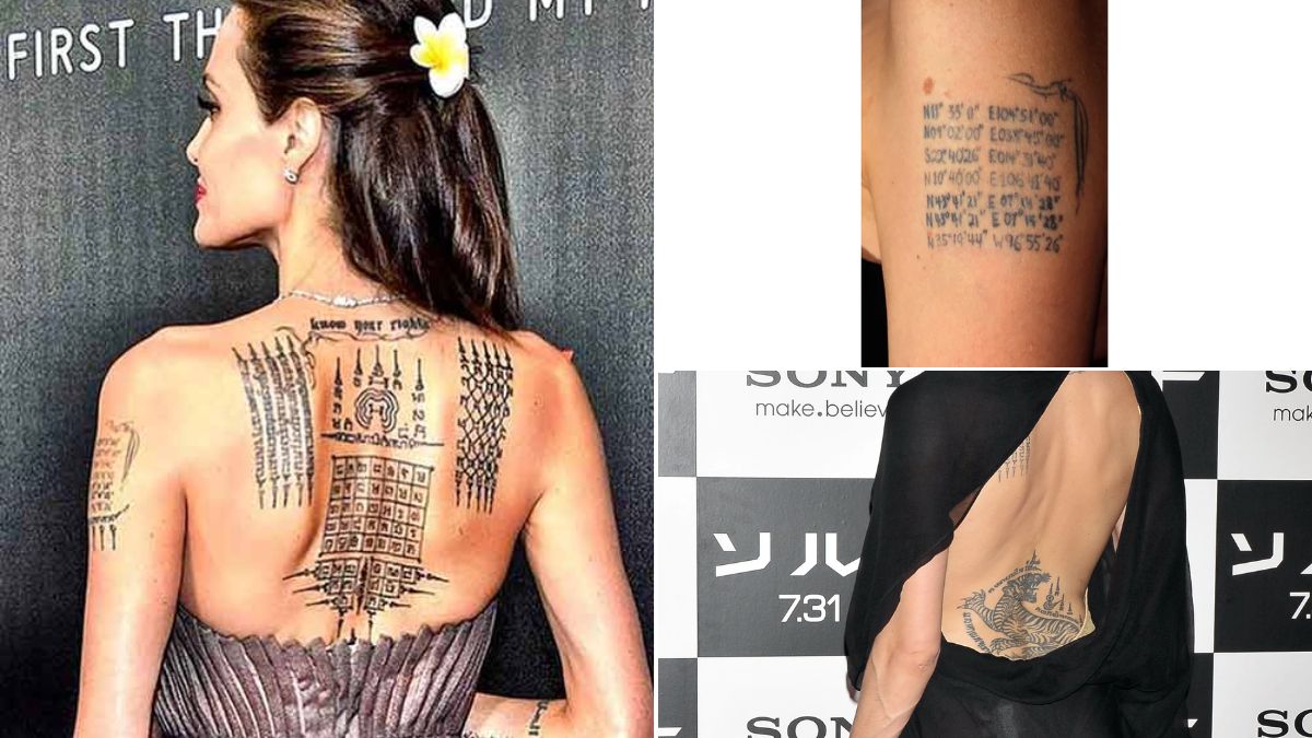 Angelina Jolie Tattoos'