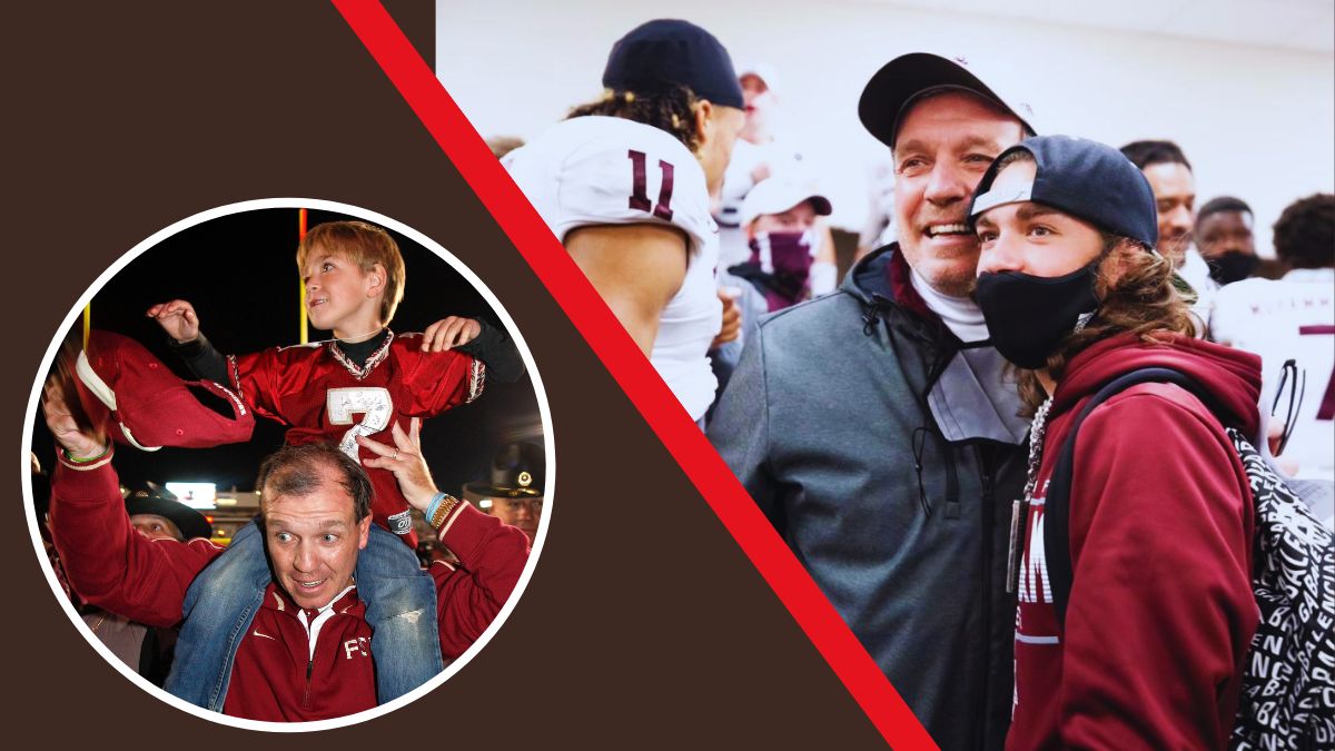 Jimbo Fisher With His Son