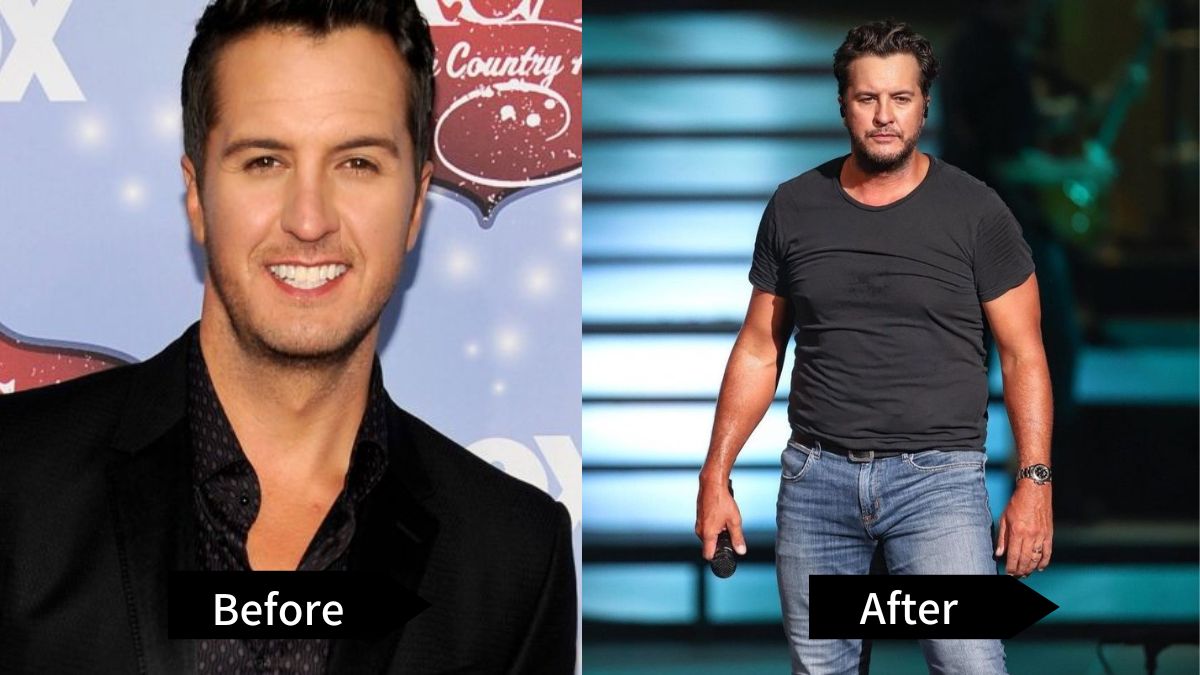 Luke Bryan Weight Gain Before and After