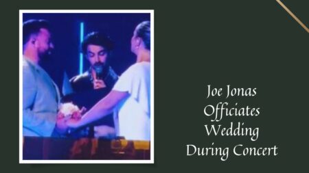 Joe Jonas officiates wedding during concert