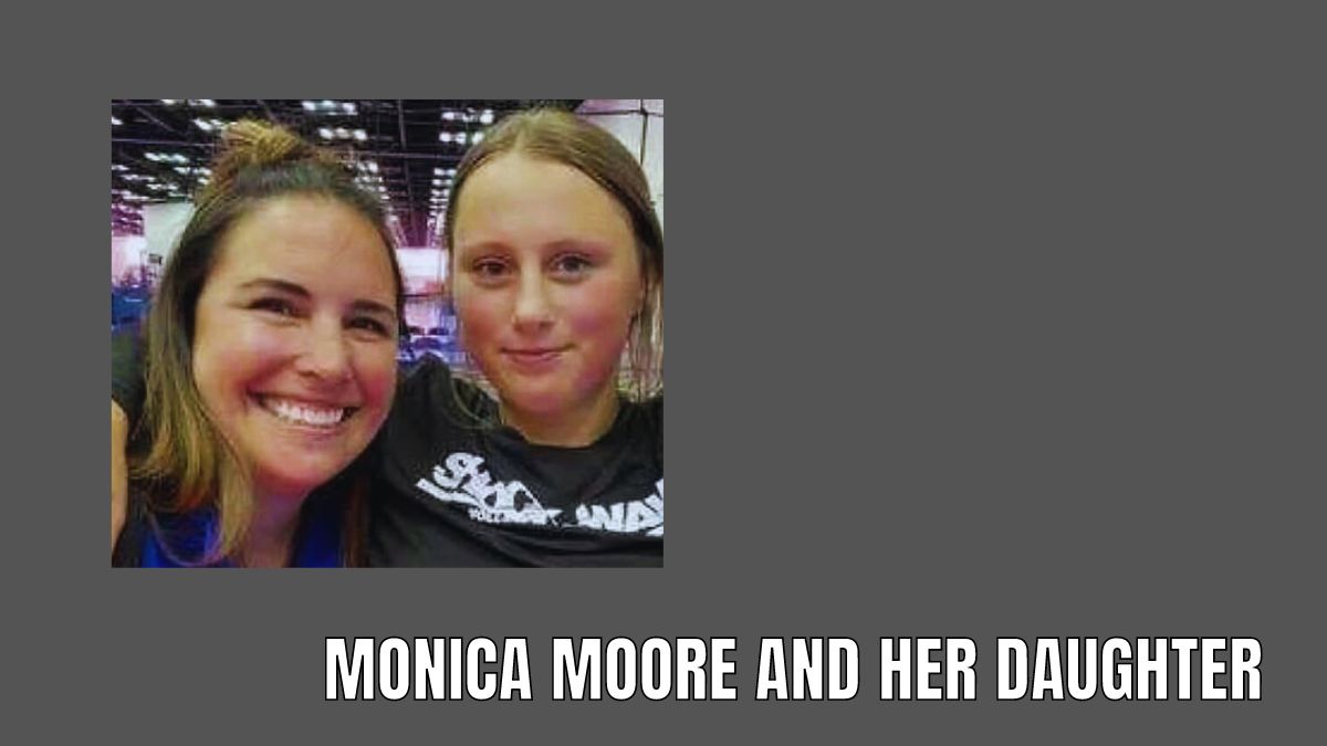 Monica Moore And Her Daughter