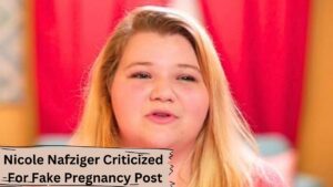 Nicole Nafziger Criticized For Fake Pregnancy Post