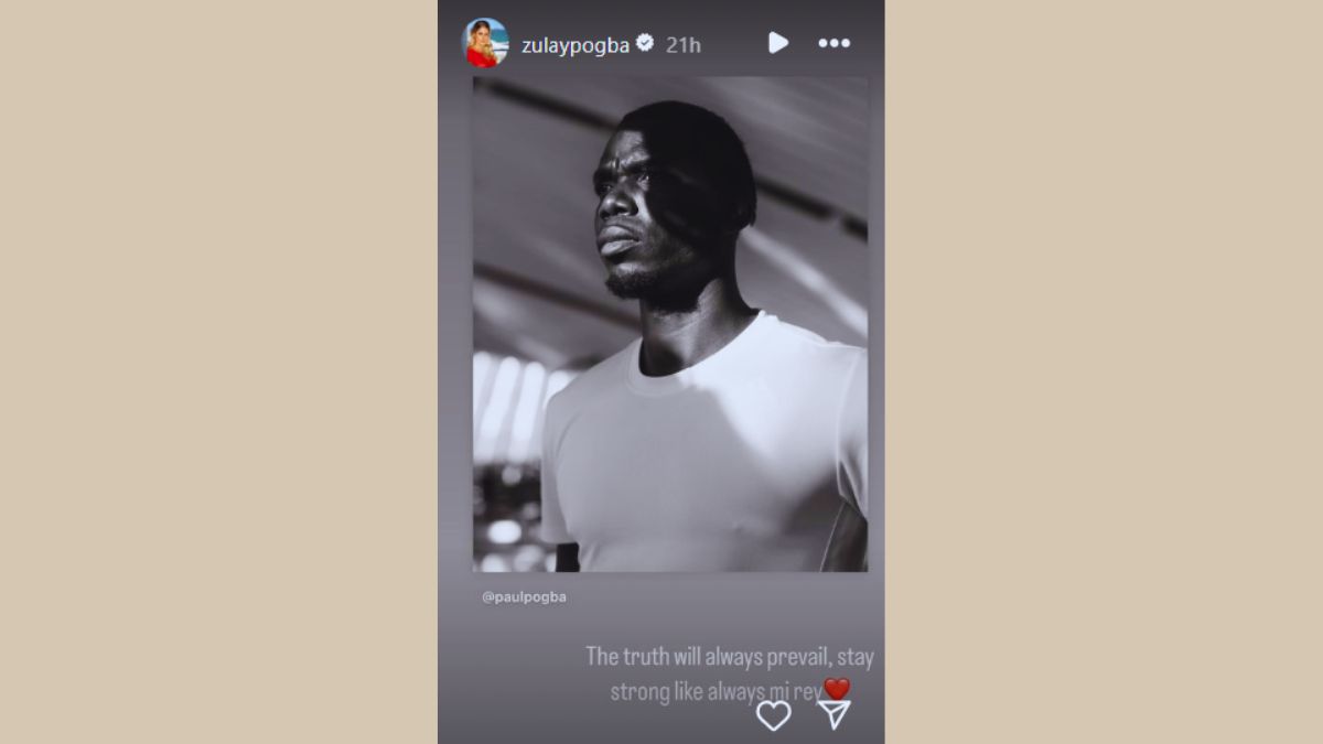 Screenshot of Zulay's Instagram Story
